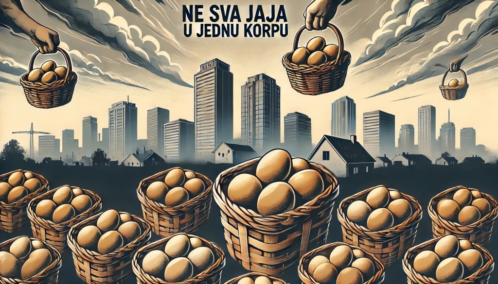 Ne sva jaja u jednu korpu: ključno pravilo za urbano preživljavanje