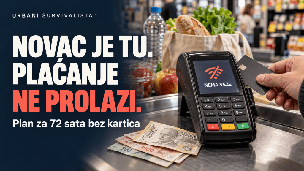 Novac je na računu. Plaćanje ne prolazi: plan za 72 sata bez kartica.